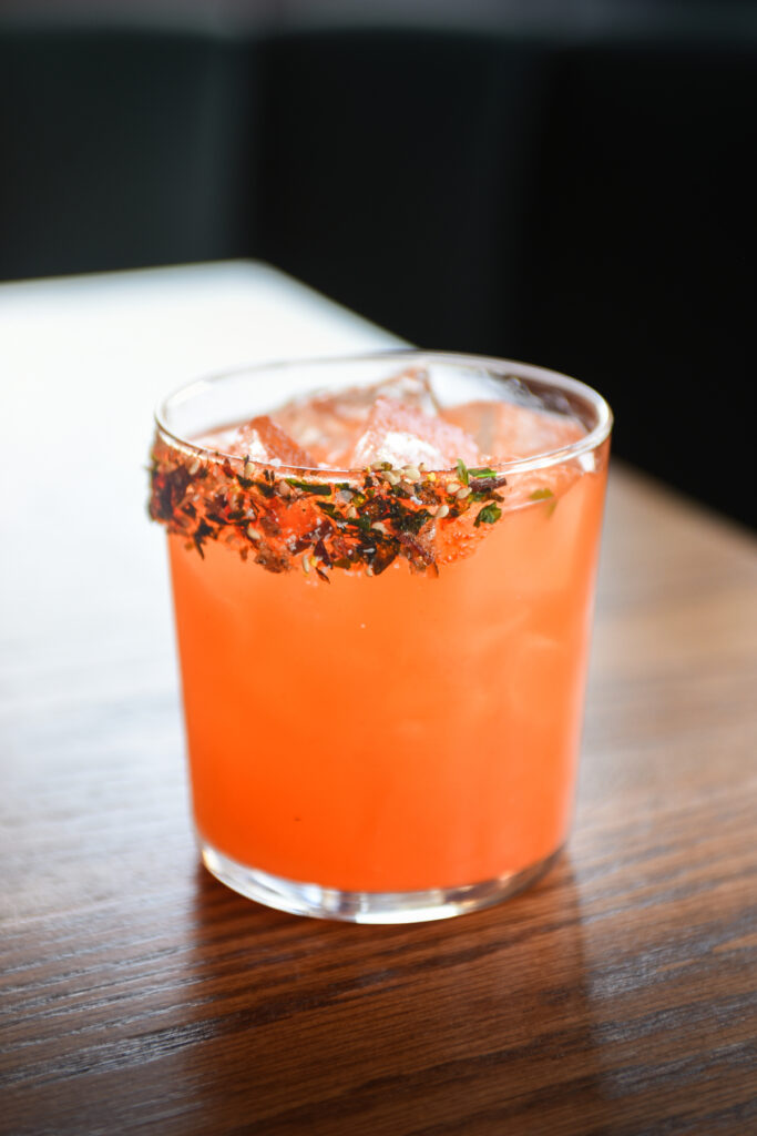 exotic gochujang spicy margarita